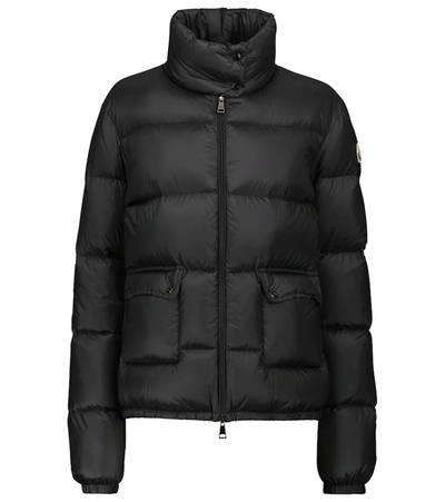 Shop Moncler Lannic High-neck Down Jacket In Black