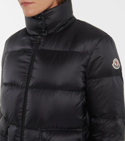 Shop Moncler Lannic High-neck Down Jacket In Black