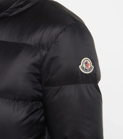 Shop Moncler Lannic High-neck Down Jacket In Black