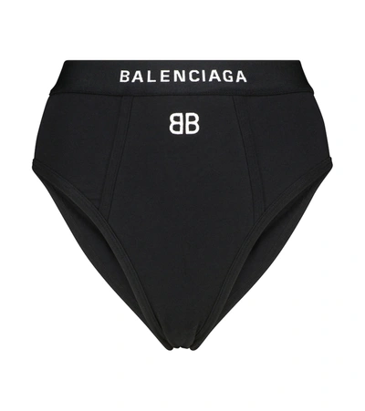 Shop Balenciaga Sports Briefs In Black