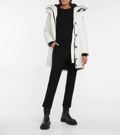 Shop Canada Goose Rossclair Down Parka In White
