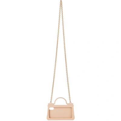 Shop Dolce & Gabbana Pink Handbag Iphone X/xs Case In 80400 Pink