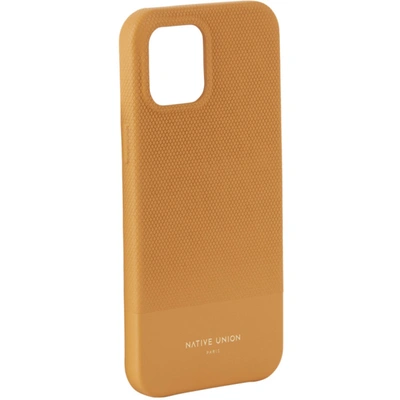Shop Native Union Yellow Heritage Iphone 12 Pro Max Case