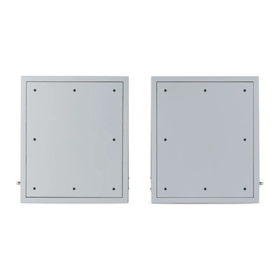Ojas Ssense Exclusive Grey Utility Wood Bookshelf Speakers In Utility Gra