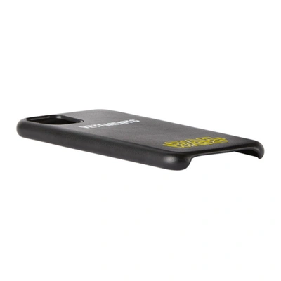 VETEMENTS BLACK STAR WARS EDITION LOGO IPHONE 11 PRO MAX CASE 