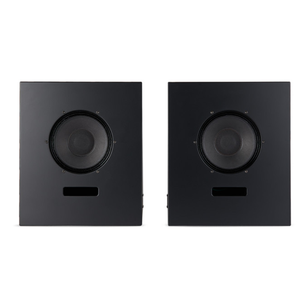 Ojas SSENSE Exclusive Grey Wood Bookshelf Speakers