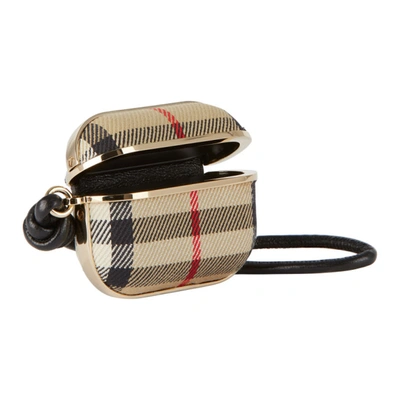 Burberry Beige Cotton Vintage Check Airpods Pro Case In Archive Beige |  ModeSens