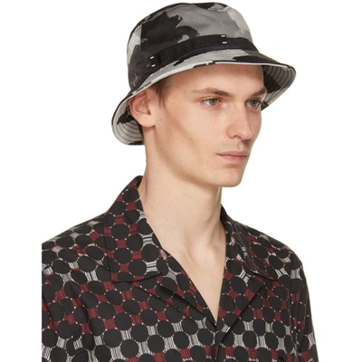 Shop Dolce & Gabbana Khaki Camo Bucket Hat In Hh2qf Camo