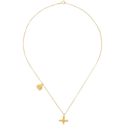 Shop Alighieri Gold 'the Memory And Desire' Necklace