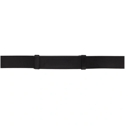 Shop Givenchy Black Lock Belt In 001-black
