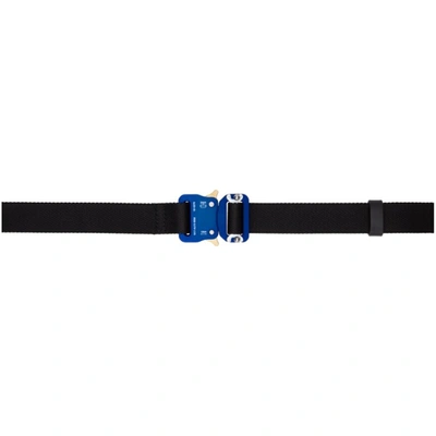 Shop Alyx Black & Blue Medium Rollercoaster Belt