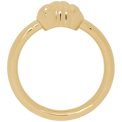 Shop Versace Gold Medusa Ring In D00o Gold