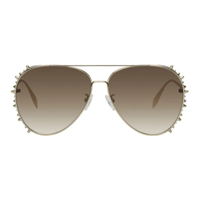 Louis Vuitton, Accessories, Louis Vuitton Party Aviator Clear Sunglasses  Studded Gold Metal