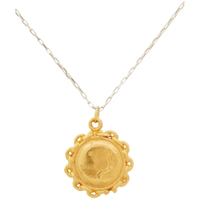 Shop Alighieri Gold 'the Invisible Compass' Necklace