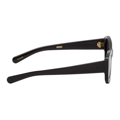 Shop Flatlist Eyewear Black Norma Sunglasses In Solid Black