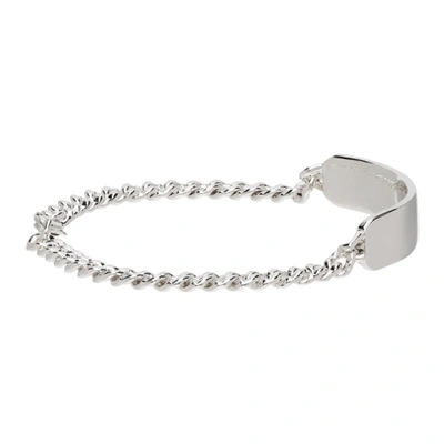 Shop Apc Silver Darwin Bracelet