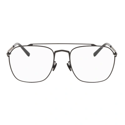 Shop Maison Margiela Black Mykita Edition Mmcraft006 Optical Glasses