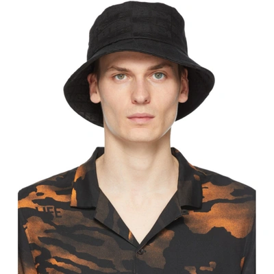 Shop Ksubi Black Icognito Bucket Hat