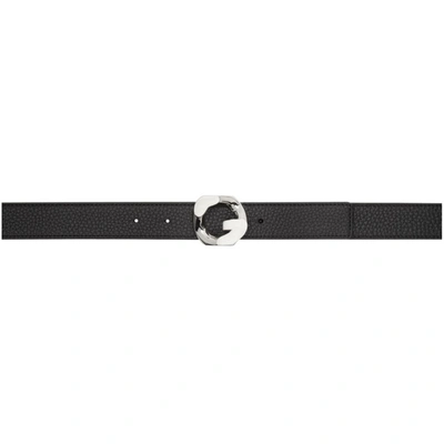 Shop Givenchy Reversible Black G Chain Buckle Belt In 001-black