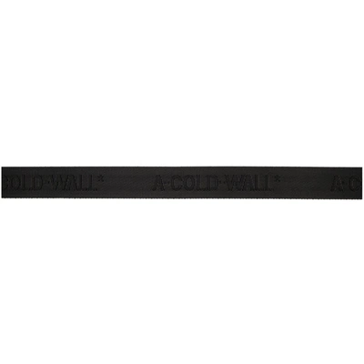 Shop A-cold-wall* Black Webbing Belt