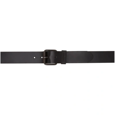 Shop Carhartt Black Script Belt In 8992 Black