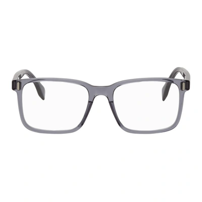 Shop Fendi Grey Rectangular 'forever ' Glasses In 0fx8 Gry Pdegg