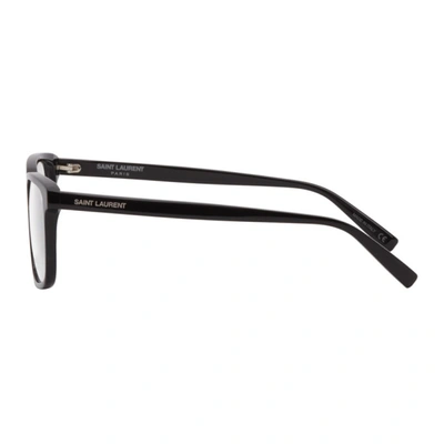 Shop Saint Laurent Black Sl 458 Glasses