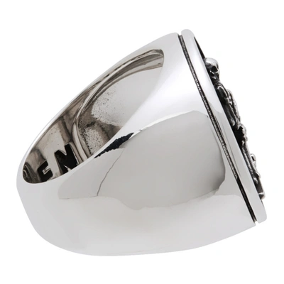 Stolen Girlfriends Club Silver & Black Skeleton Ring In Silver