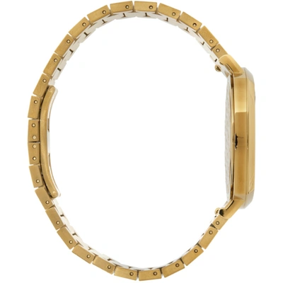 Shop Gucci Gold 38 Mm Grip Watch