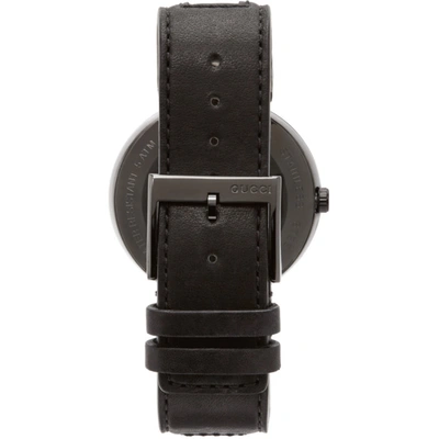 Shop Gucci Black Interlocking G Watch