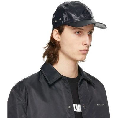 Shop Alyx Black Buckle Cap In Blk0001 Black