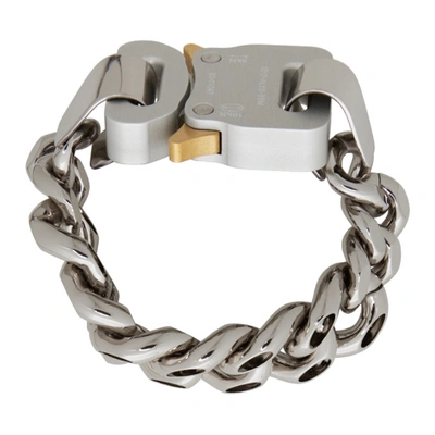 Shop Alyx Silver Hero 4x Chain Bracelet In Gry0002 Silver