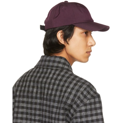 ACNE STUDIOS 紫色尼龙棒球帽
