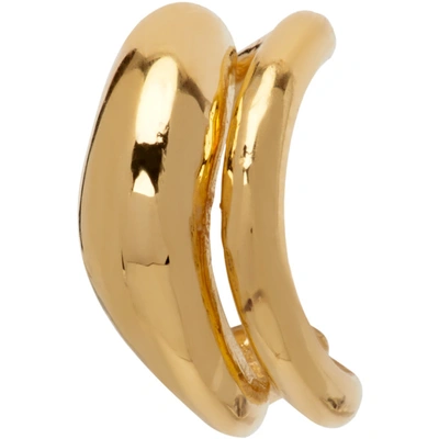 Shop Alan Crocetti Gold Acme Single Earring