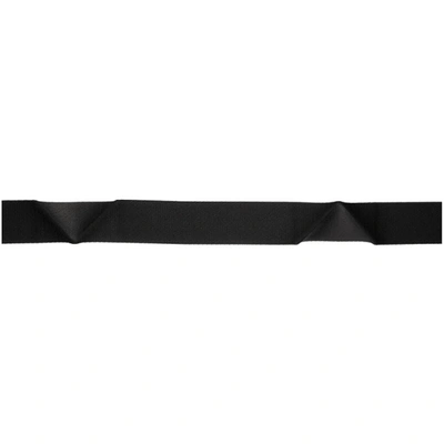 Shop 132 5. Issey Miyake Black Luster Standard Belt In 18 Blacklus