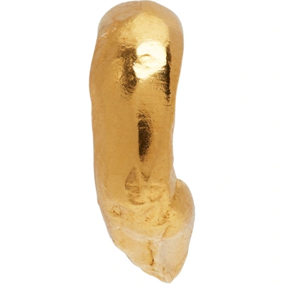Shop Alighieri Gold Mini 'the Minerva' Single Hoop Earring