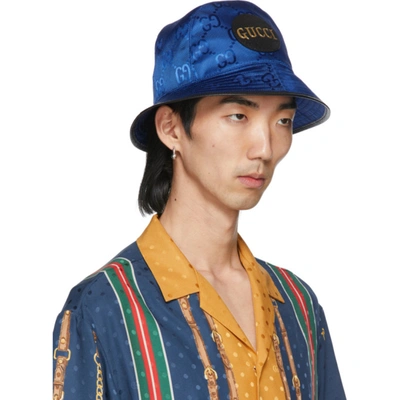 Gucci Off The Grid Bucket Hat Blue