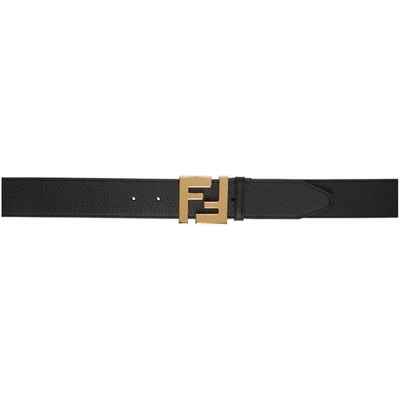 Shop Fendi Black 'forever ' Belt In F0kur - Ner