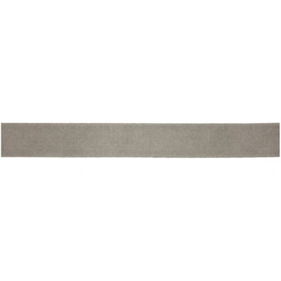 Shop Boris Bidjan Saberi Grey Cinch Belt In Light Grey