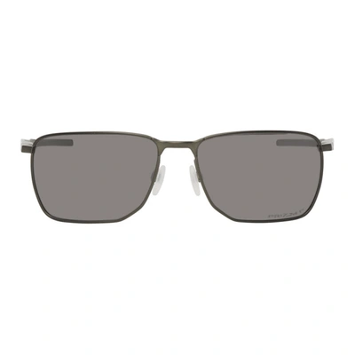 Shop Oakley Gunmetal Ejector Sunglasses In Carbon