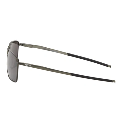 Shop Oakley Gunmetal Ejector Sunglasses In Carbon