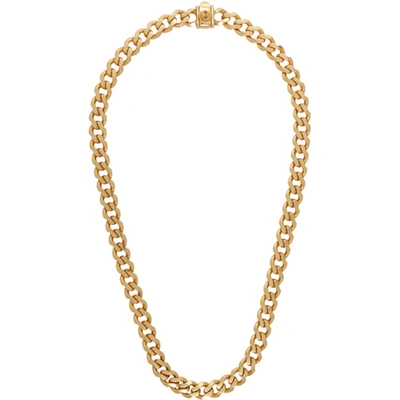 Shop Emanuele Bicocchi Gold Edge Chain Necklace