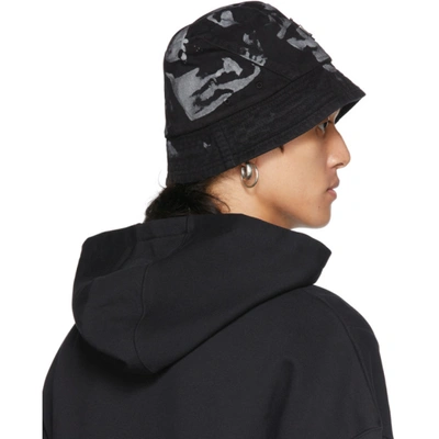 Shop A-cold-wall* Black Splatter Diamond Bucket Hat