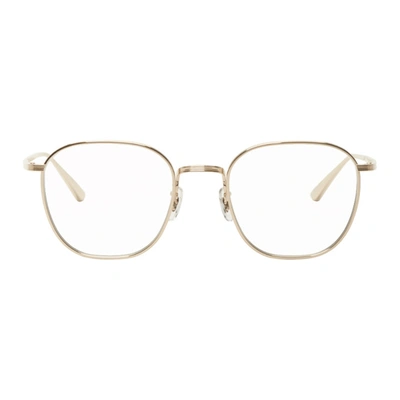 Shop Oliver Peoples Gold Board Meeting 2 Glasses In 52921wwhtgo