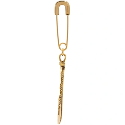 Shop Ambush Gold Feather Charm Earring