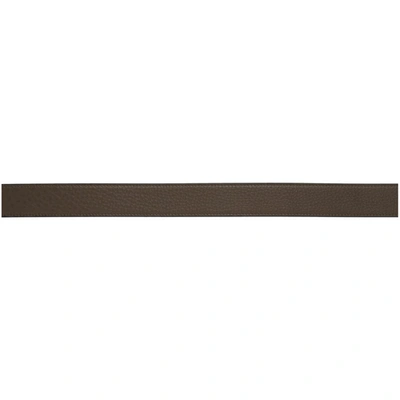 Shop Fendi Reversible Brown 'forever ' Belt In F1e6n - May