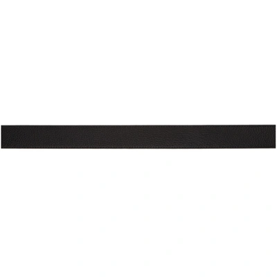 Shop Givenchy Black Padlock Belt In 001-black