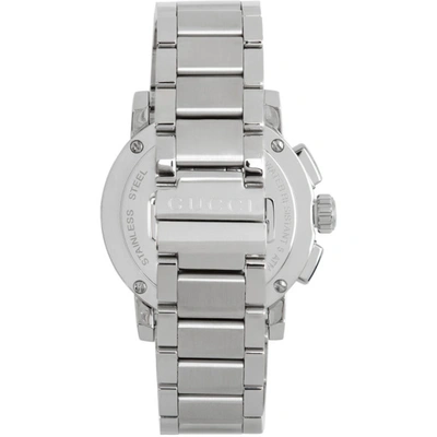 Shop Gucci Silver G-chrono Watch
