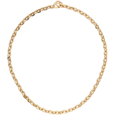 Shop Givenchy Gold G Link Necklace In 710-gold Y