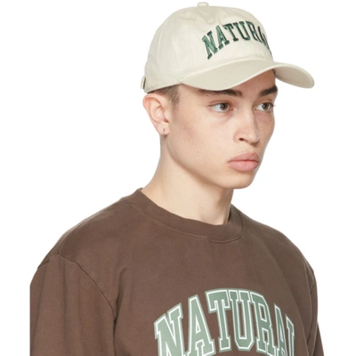 Shop Museum Of Peace And Quiet Ssense Exclusive Off-white 'natural' Cap In Bone